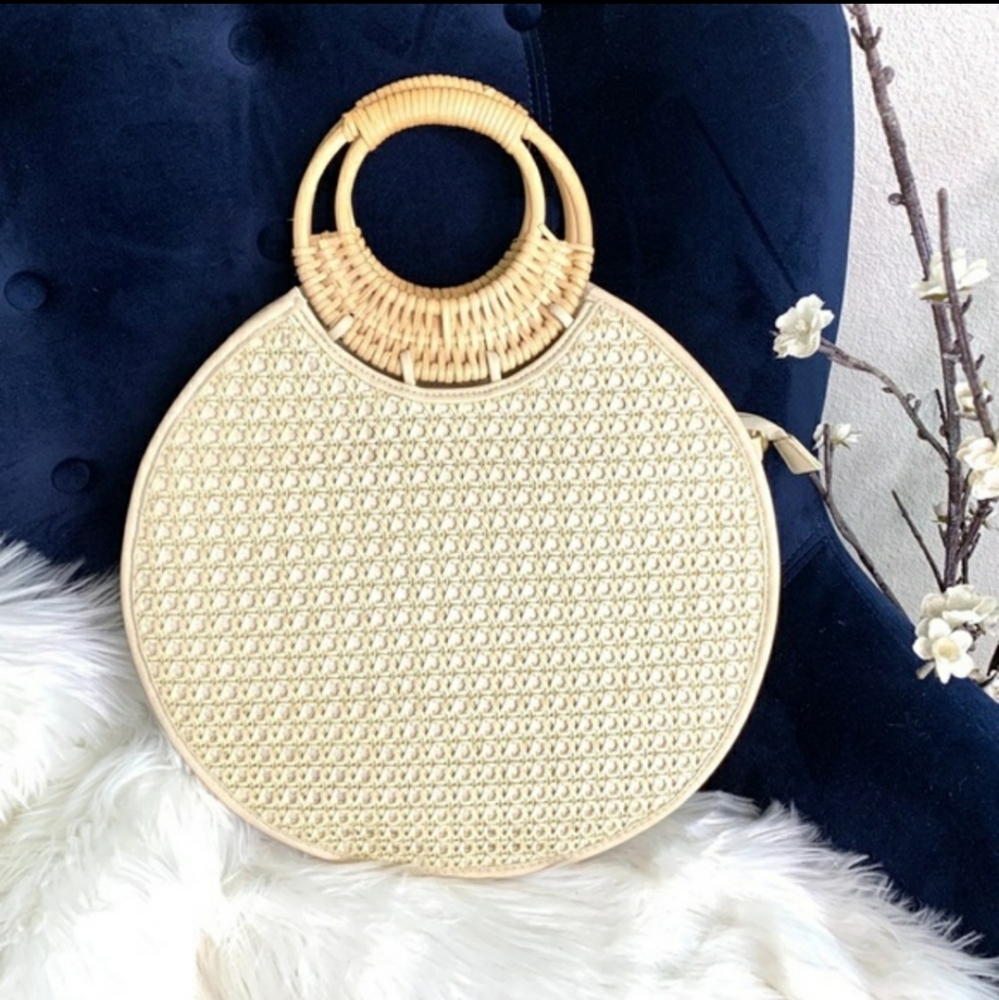 Anthropologie Woven Tote